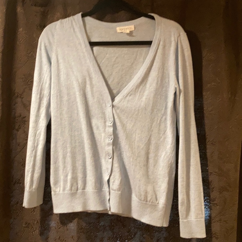 Basic baby blue cardigan